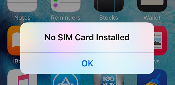 What Does it Mean When iPhone Says No SIM Card Installed?